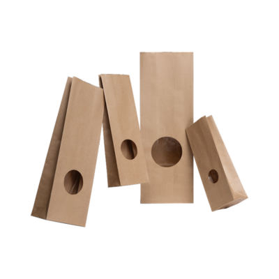 Sachet kraft vergé fenêtre