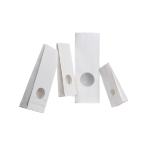 Sachet kraft blanc fenêtre