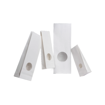 Sachet kraft blanc fenêtre