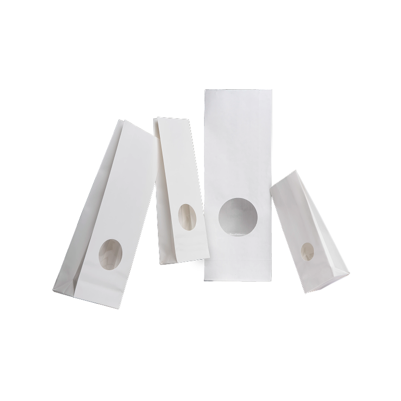 Sachet kraft blanc fenêtre