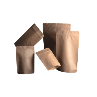 Sachet Stand Up Kraft Vélin avec valve